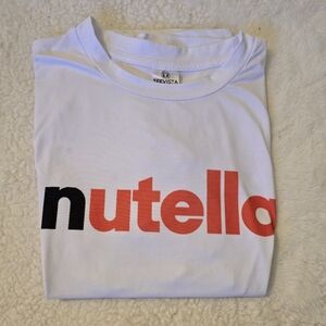 Teesvista Nutella Logo T-Shirt - White